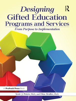 cover image of Designing Gifted Education Programs and Services